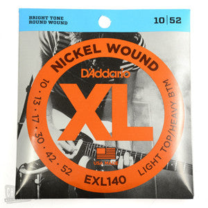 D'Addario EXL140 LT/HB 10-52  Electric Guitar Strings