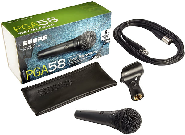Shure PGA58 Handheld Wired Vocal Microphone
