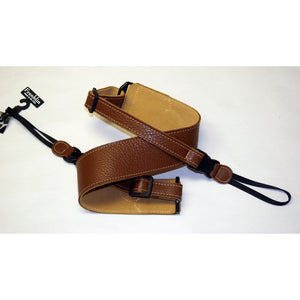 Franklin Strap, Banjo, 2.5" Caramel Leather