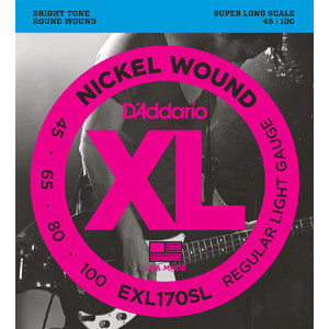 D'Addario EXL170SL 45-100 Bass 4 String Set