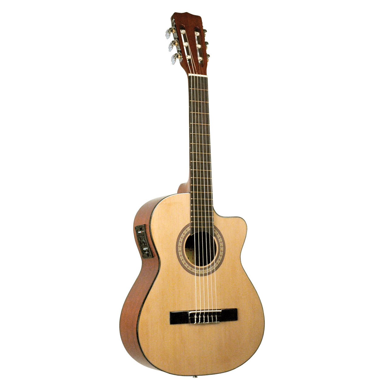 Lucida Requinto Solid Top w/EQ With FREE Extra Set Of Strings