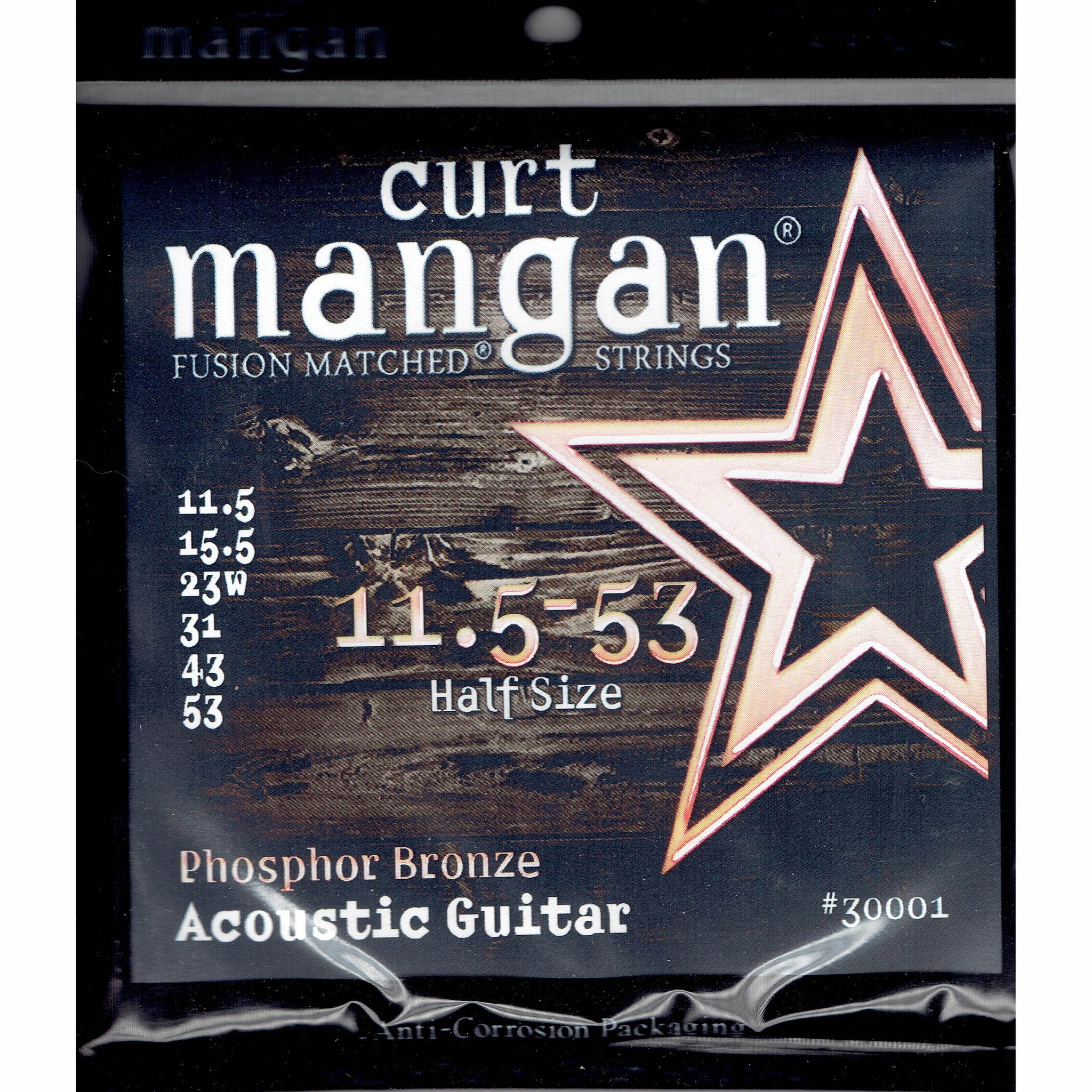 Curt Mangan Phosphor Bronze Acoustic Strings .115-.53