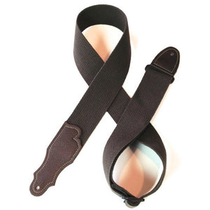 Franklin Strap, 2" Cotton, Chocolate, Chocolate Ends
