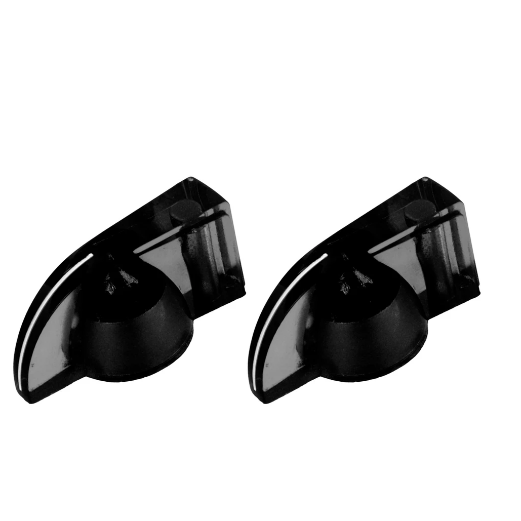 Black Pointer Knobs For Split Shaft Pots