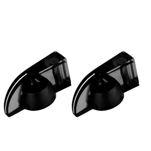 Black Pointer Knobs For Split Shaft Pots