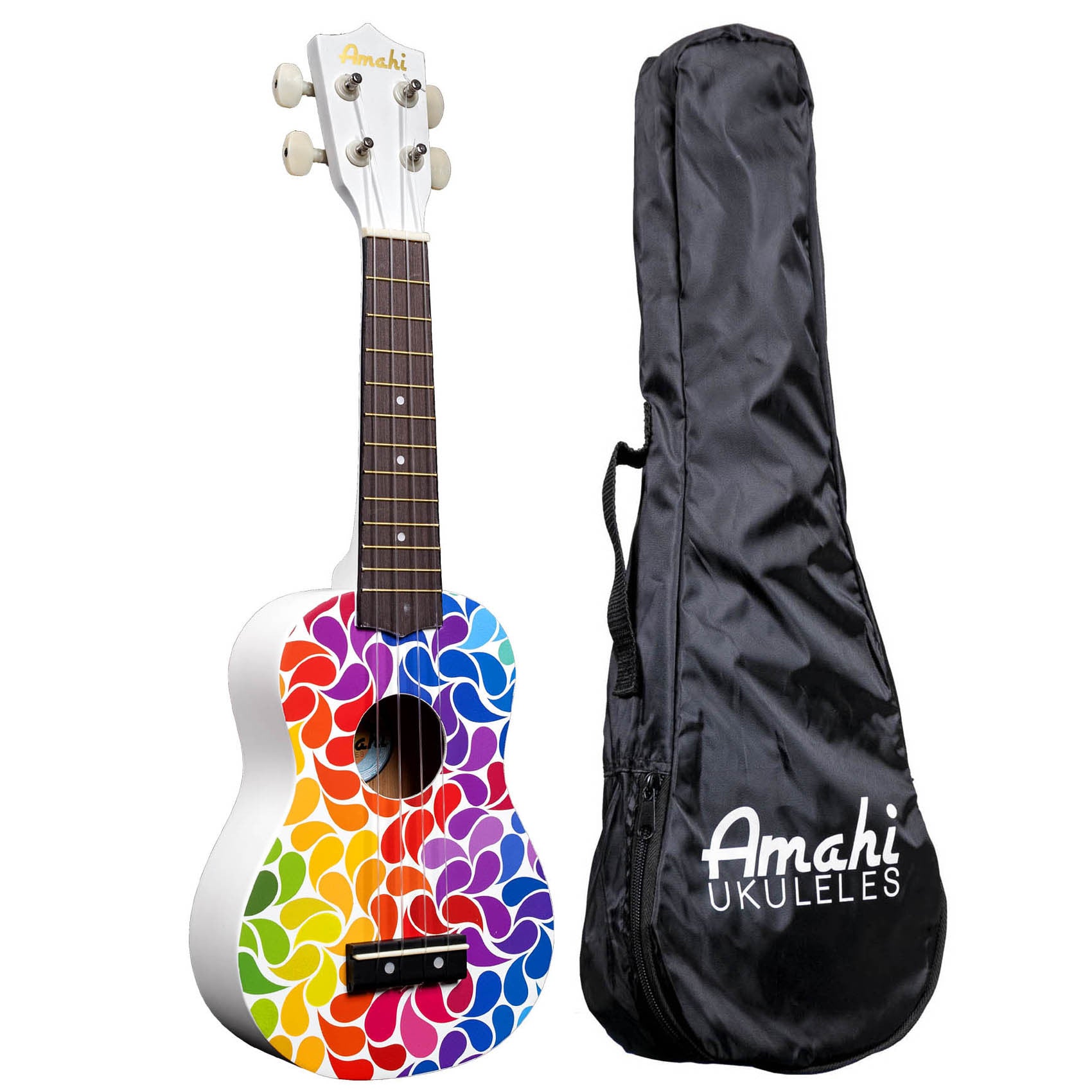 Amahi Rainbow Flower Ukulele