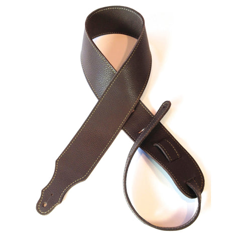 Franklin Strap, 2.5" Pure Glove Leather, Chocolate