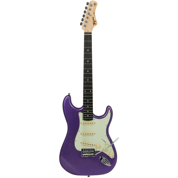 Tagima TG-500 "S" Style Electric Guitar, Metallic Deep Purple