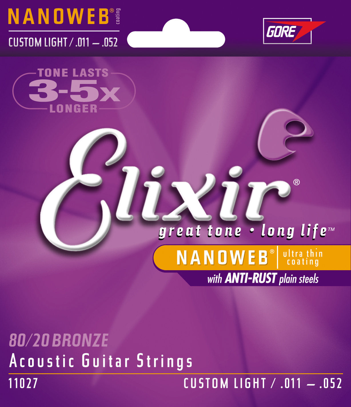 Elixir Nano Custom Light 11-52