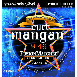 Curt Mangan 9-46 Nickel Wound Electric Guitar Strings