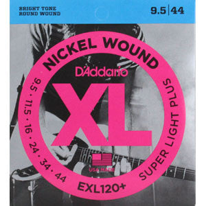 D'Addario EXL120+  9.5-44 Electric Guitar Strings