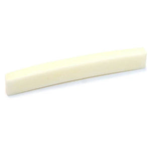 UnSlotted Bone Nut, Curved Bottom For Fenders