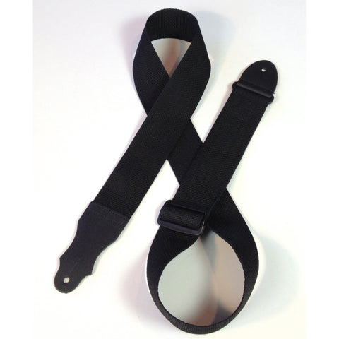 Franklin Strap, 2" Black Seat Strap, Leather Ends