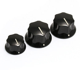 Jazz Bass Knobs (Pack of 3)