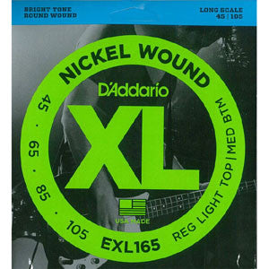 D'Addario EXL165  45-105 Bass 4 String Set