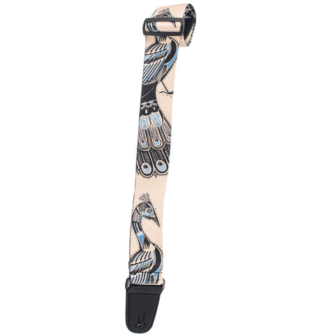 Henry Heller 2" Sublimation Peacock Guitar Strap