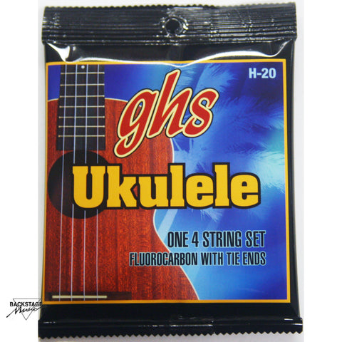 GHS Fluorocarbon Ukulele Strings for Soprano and Concert Sizes (Set)