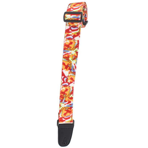 Henry Heller 2" Sublimation Artsy Red Guitar Strap