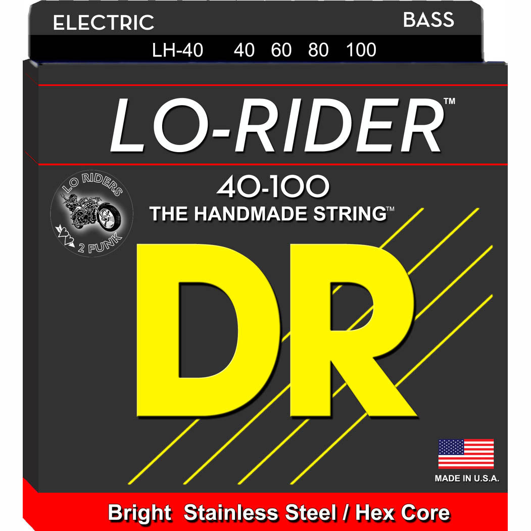 DR Lo-Rider Bass Strings 40-100