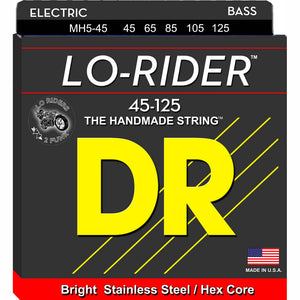 DR Lo-Rider Bass Strings 45-125