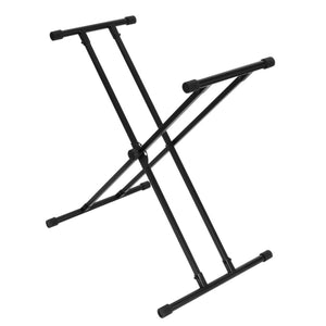 Bullet-Nose Keyboard Stand, Double X Brace