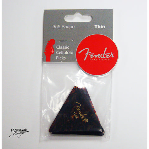 Fender "Triangle" Thin 355 Style Picks (12/Pack)