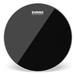 Evans Hydraulic Black Drumhead, 12 Inch