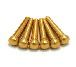 Bridge Pins, (6) Brass