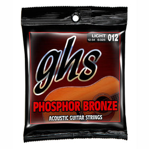 GHS Phosphorus Bronze Light  Acoustic Strings  12-54
