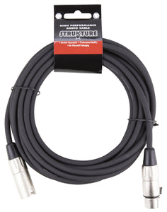 Strukture 20' XLR Microphone Cable, Lifetime Warranty