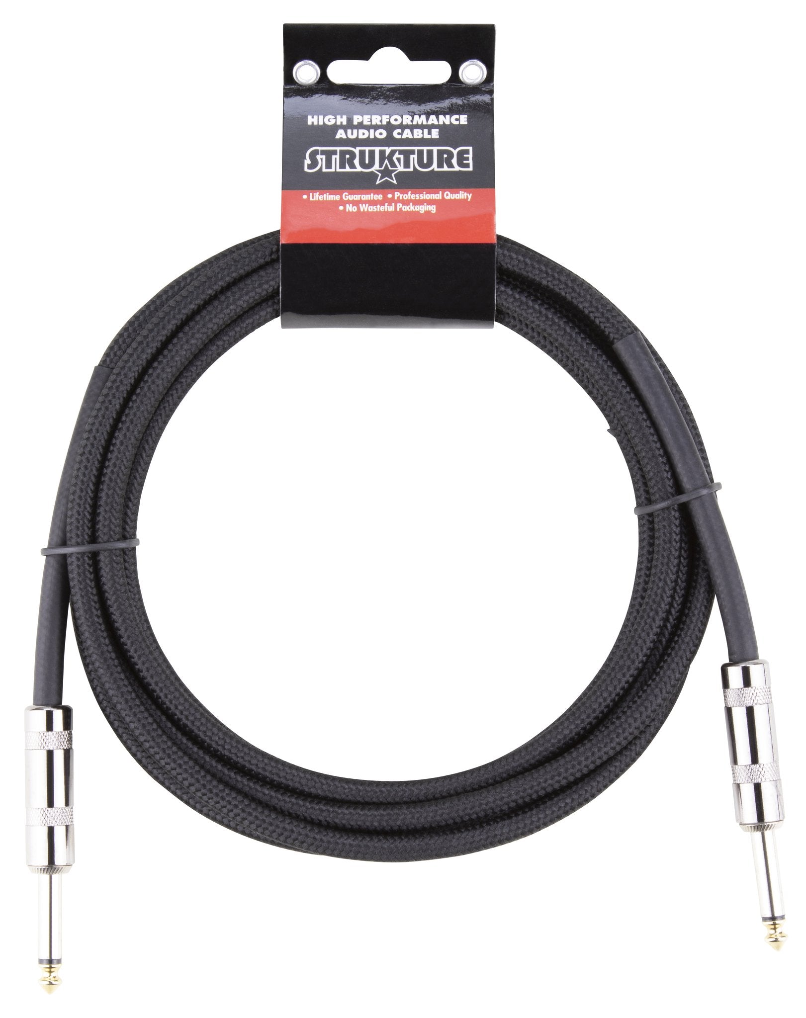 Strukture 10' Woven Instrument Cable, Lifetime Warranty