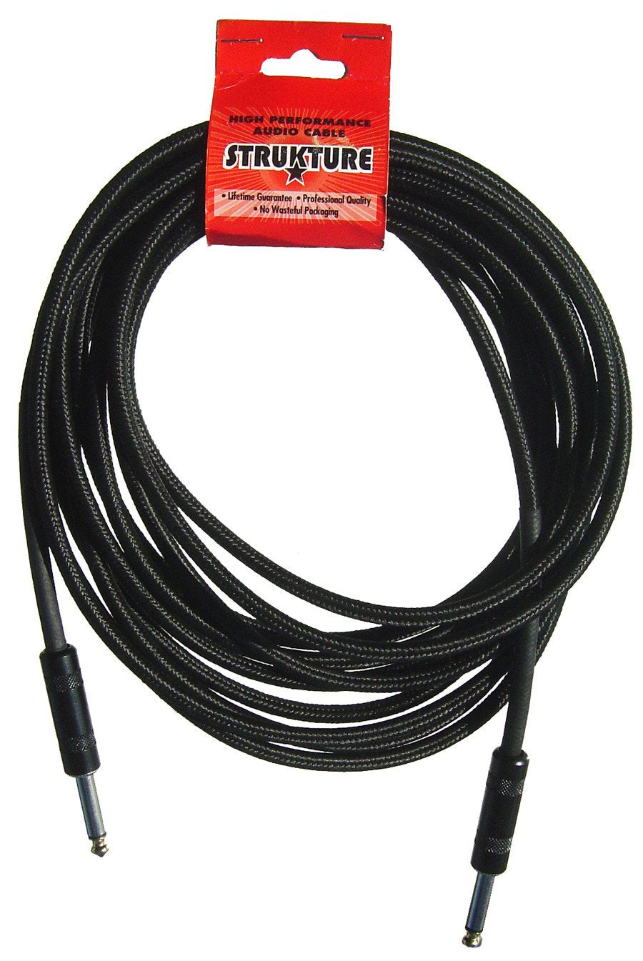 Strukture 18.6' Woven Instrument Cable, Lifetime Warranty