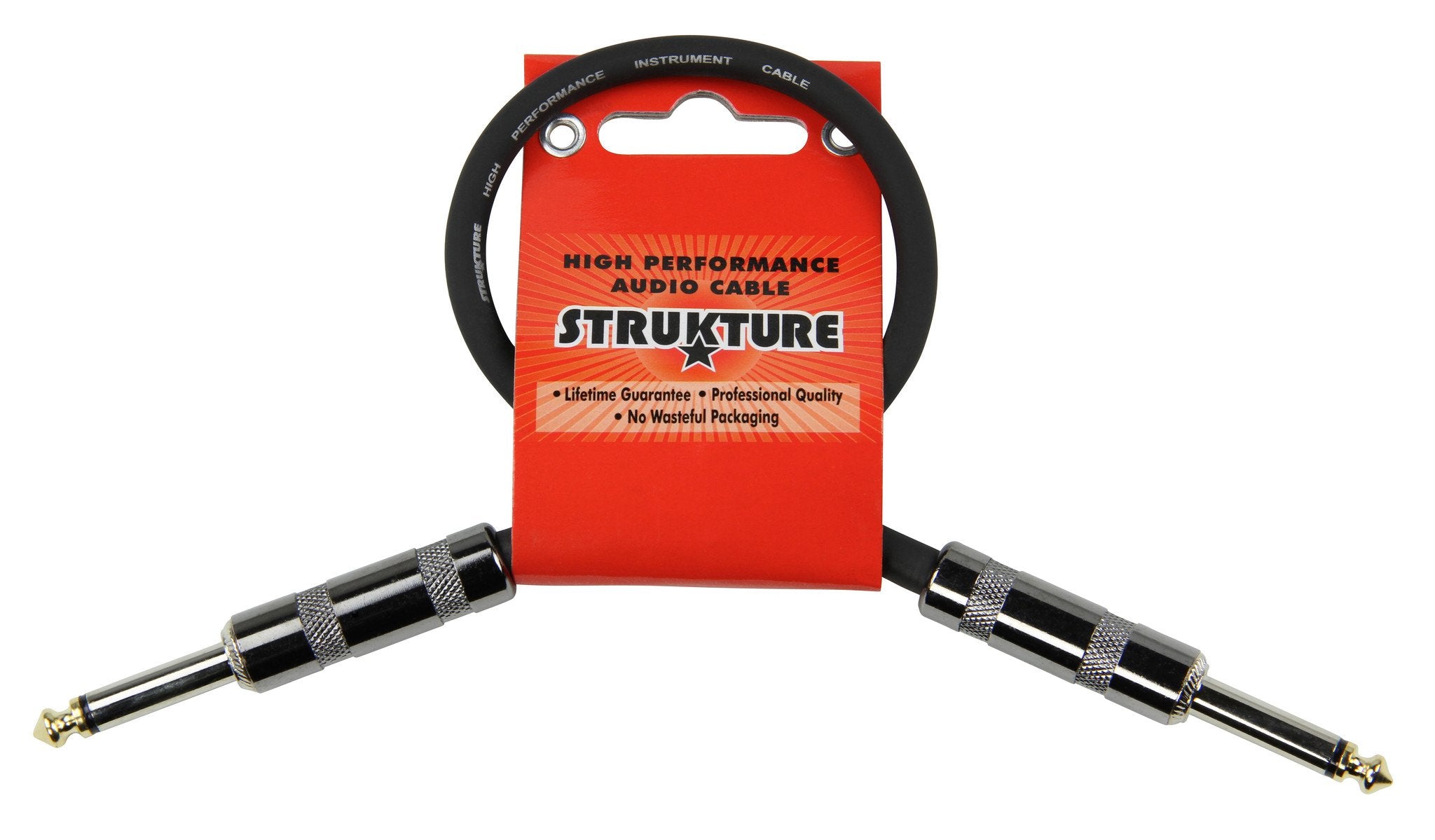 Strukture 1' Patch Cable, Straight Ends, Lifetime Warranty