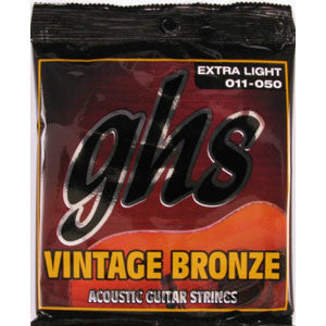 GHS Vintage Bronze  XL 11-50 Acoustic Guitar Strings