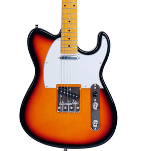 Tagima TW-55 Electric Guitar, Sunburst. White Pickguard