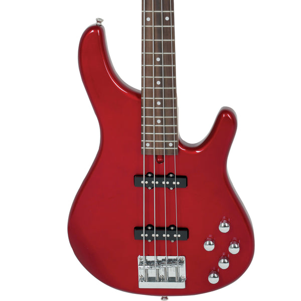 Tagima Millenium 4 String Bass, Metallic Red