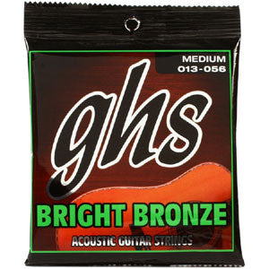 GHS Bright Bronze Med 13-56 Acoustic Guitar Strings