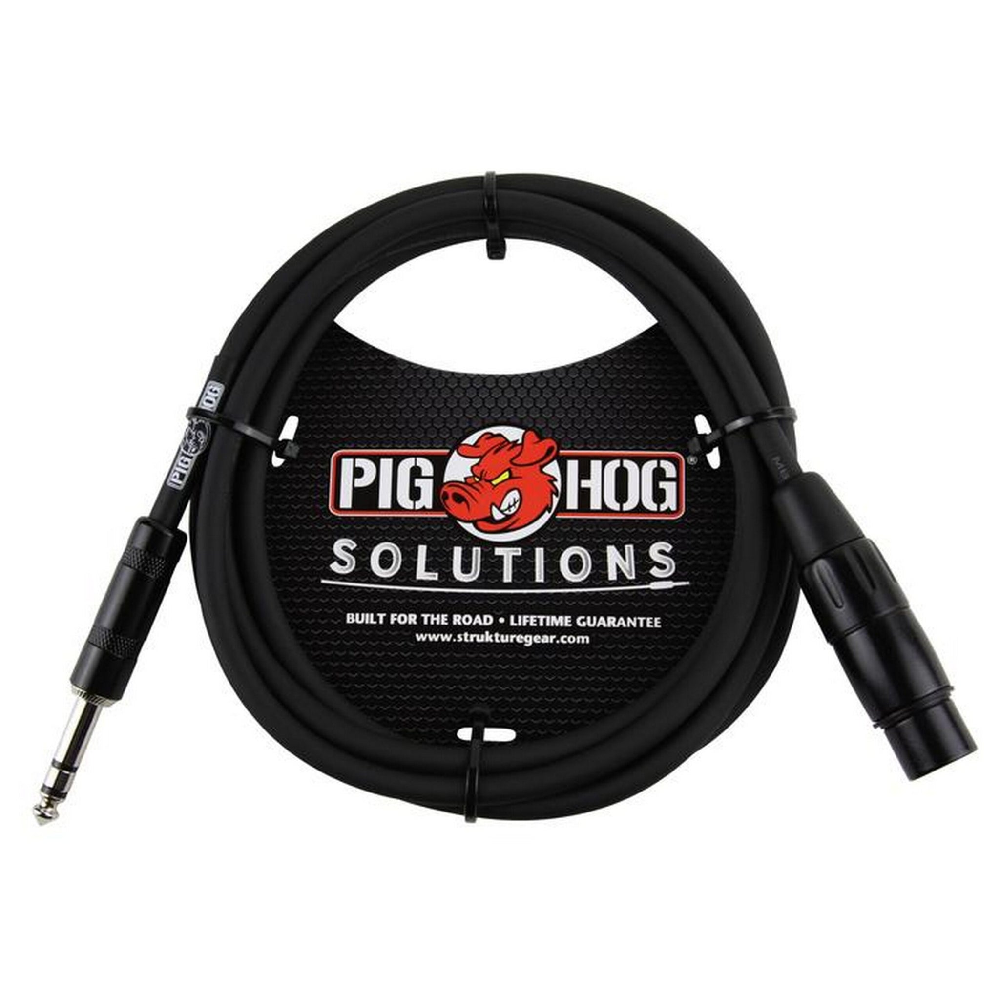 Pig Hog 3' TRS-Female to XLR-Female Balanced Cable