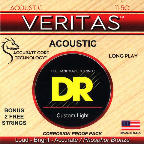 DR Veritas Acoustic 11-50 Electric Strings