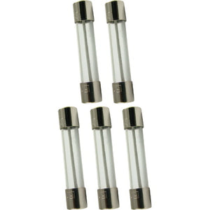 Fuse 5 Pack, 2A, .25" x 1.25"