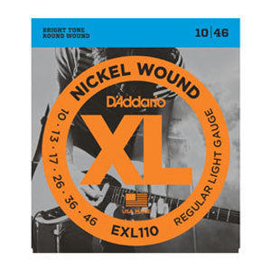 D'Addario EXL110 Reg Light 10-46 Electric Guitar Strings