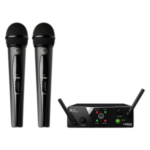 AKG Handheld Dual Wireless Microphones, Channels A/C – Backstage