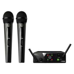AKG Handheld Dual Wireless Microphones Channels A C Backstage