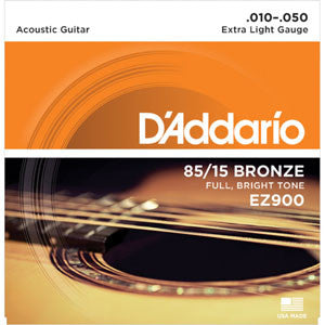 D'Addario EJ15 Phosphor Bronze Ex Lt 10-47 Acoustic Guitar Strings