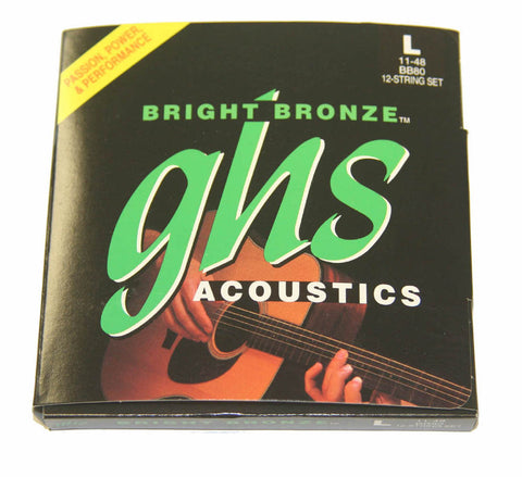 GHS Bright Bronze  12-String Light Acoustic Strings 11-48