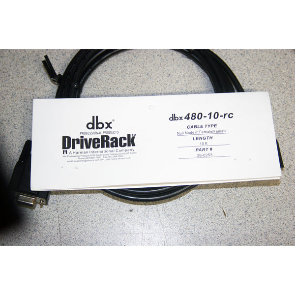 DBX 480 Null Modem Cable Fem/Fem 10'