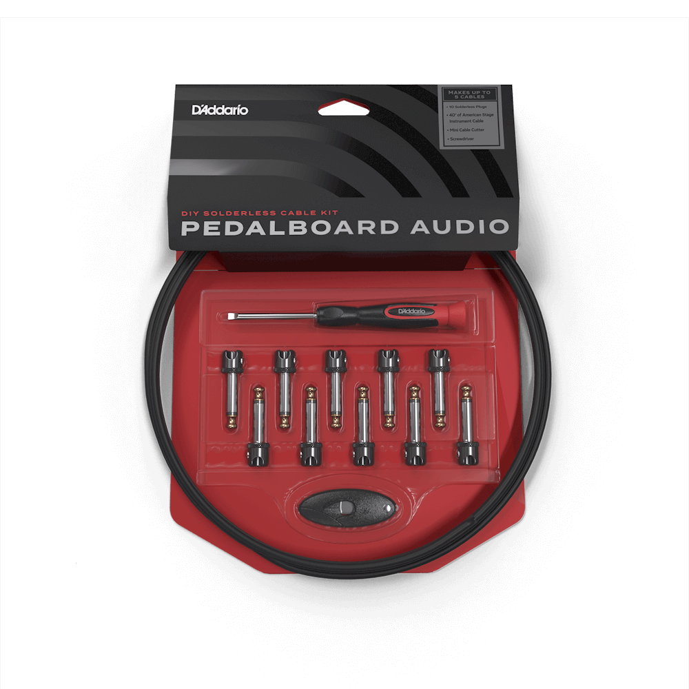 D'Addario DIY Solderless Pedalboard Patch Cable Kit (Complete!)